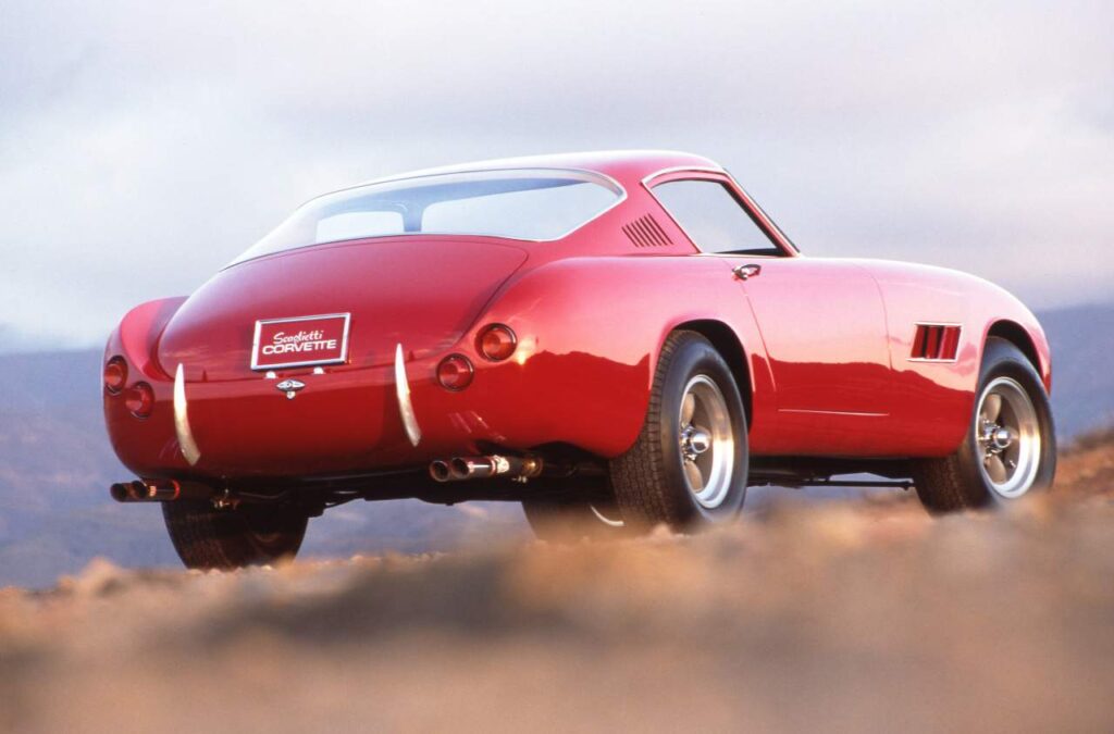 1959 Scaglietti Corvette Nº3, muy en línea con los anteriores pero ahora con las típicas salidas de aire en las aletas delanteras al estilo Ferrari