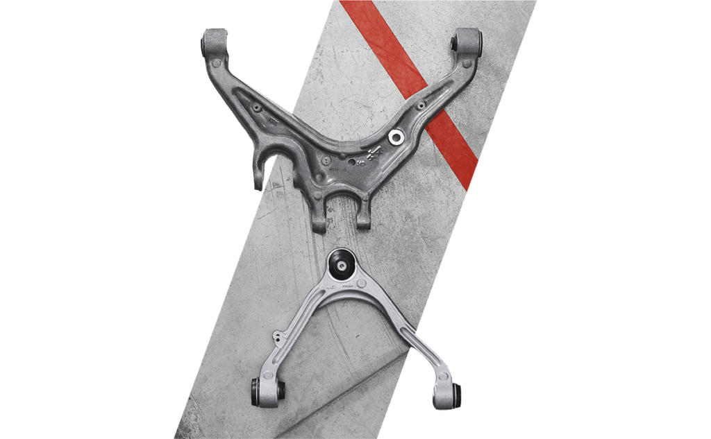 Double wishbone suspension aluminum