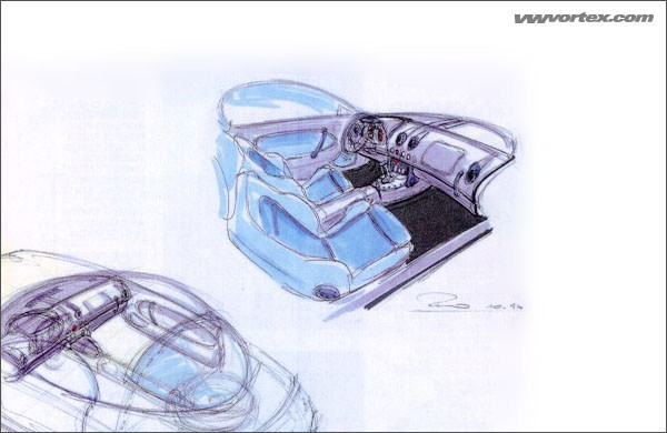 Audi mk1 interior sketches