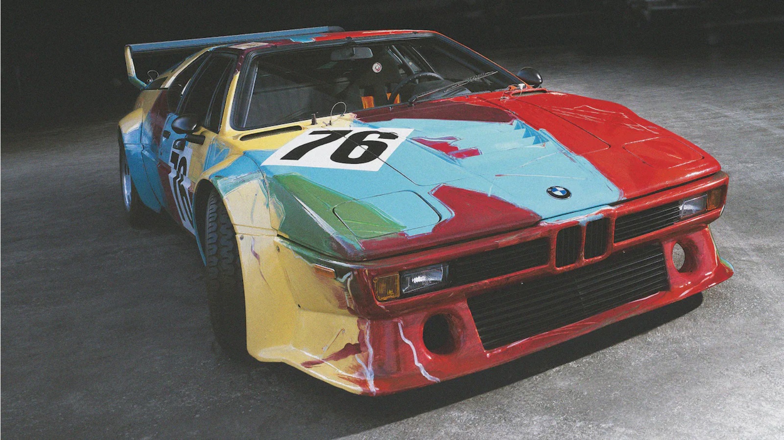 BMW M1 Art Car de Andy Warhol