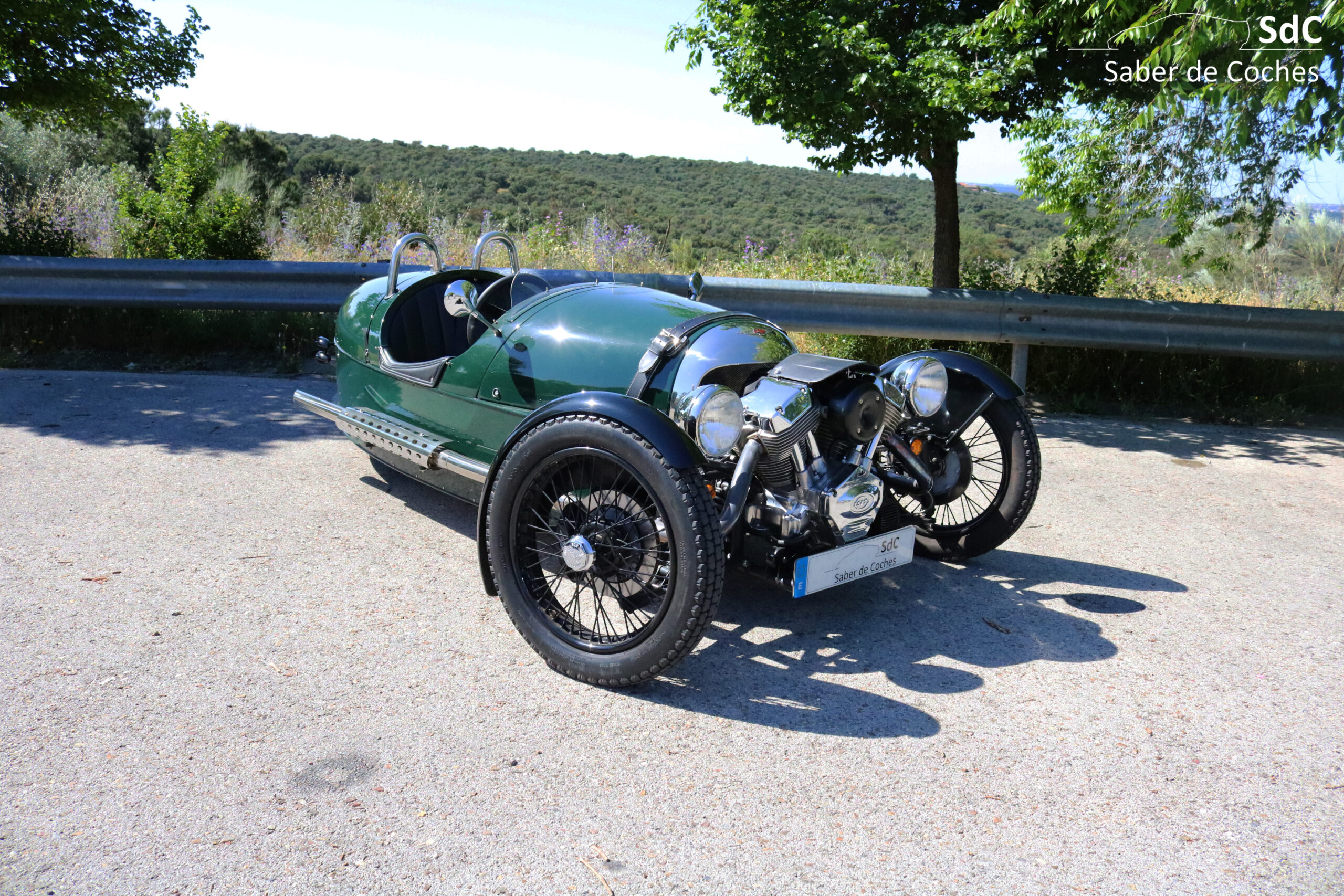 Morgan 3-Wheeler: lo más loco que verás en la carretera.